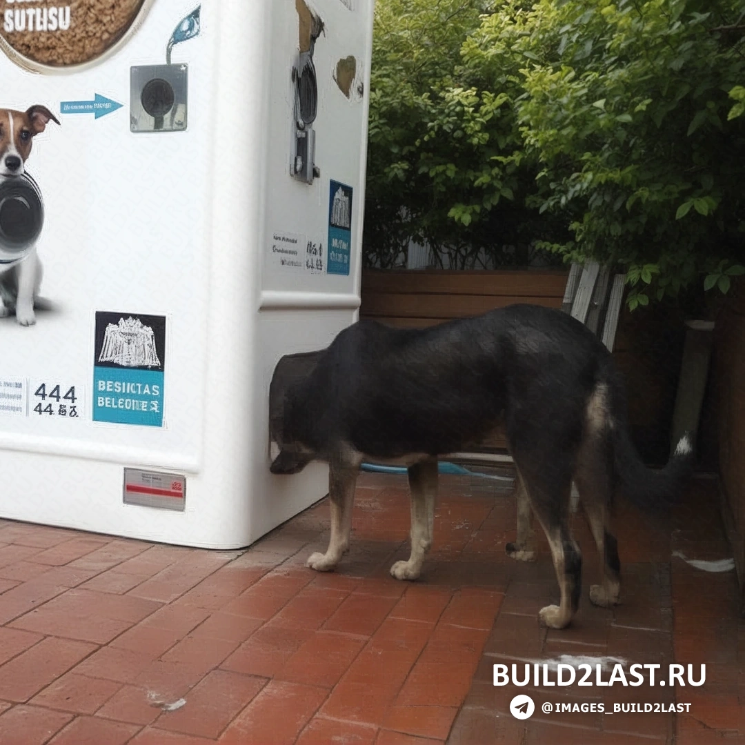 Уличный кормушкин автомат для животных в Стамбуле, Турция